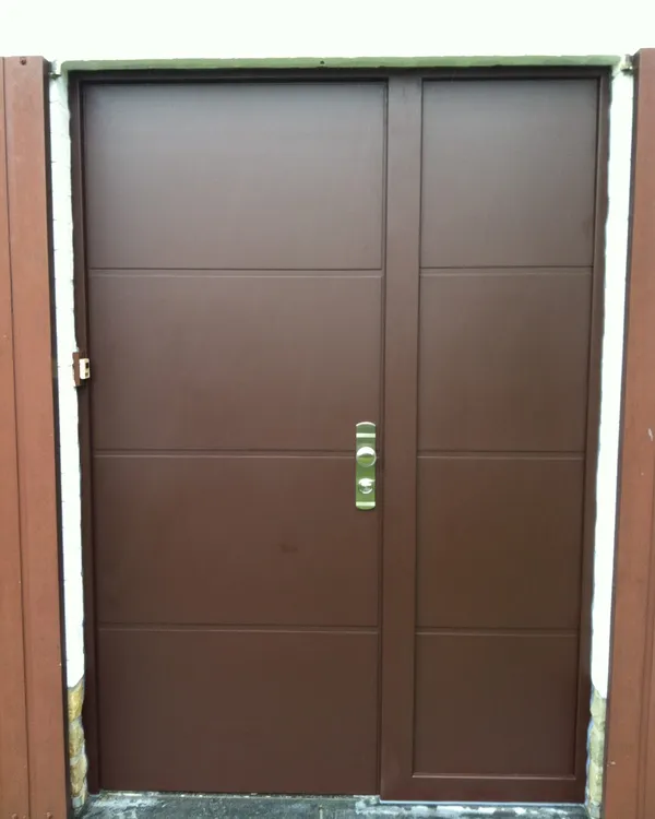 Porte blindée G-Block série E certifiée WK 4 (classe IV) avec partie fixe latérale